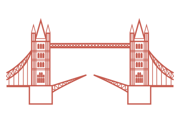 Тауэрский мост акварель