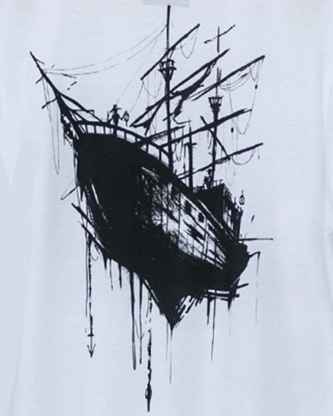 Тату корабль призрак