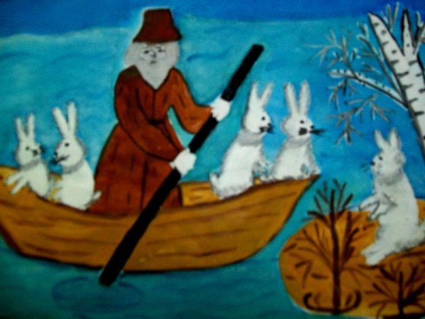 Рисунки с сюжетом лёгкие