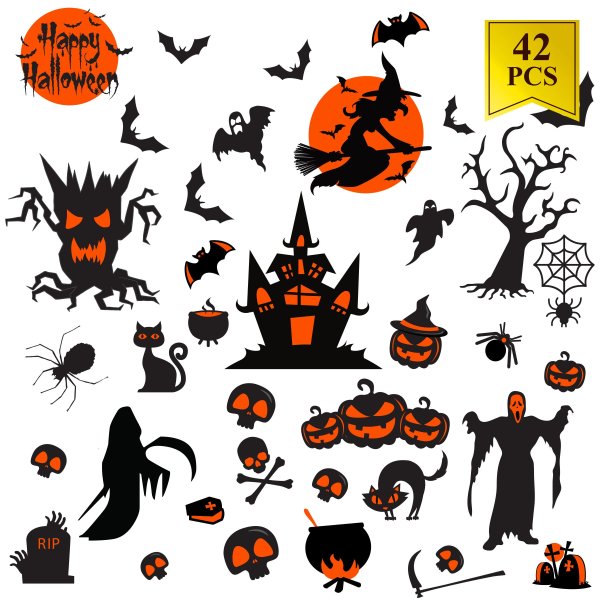 Наклейки на Хэллоуин