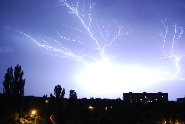 Взрыв шаровой молнии