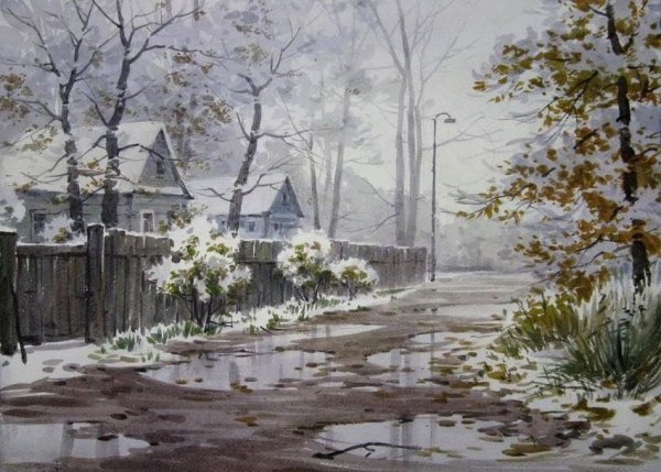 Художник Илья Горгоц пейзажи