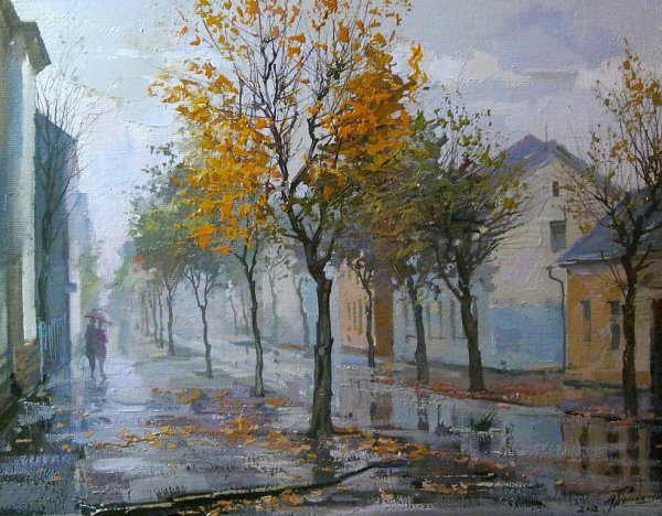 Художник Игорь Романчук осень живопись