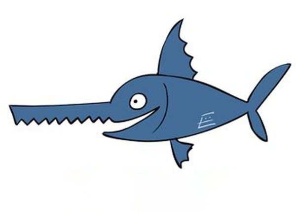 Рыба пила для детей