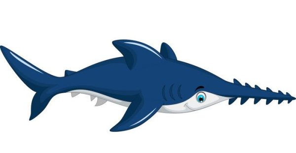 Рыба пила для детей