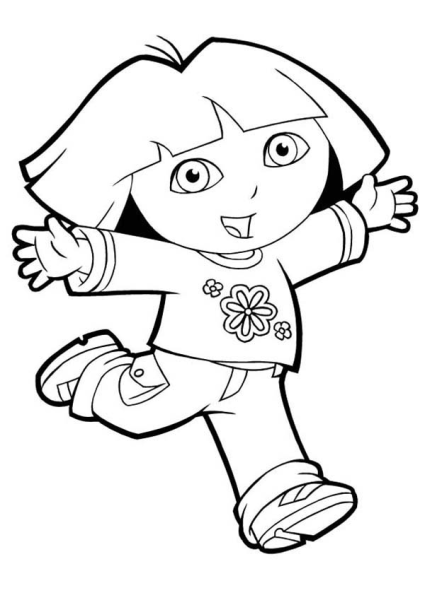 Даша путешественница и друзья раскраска