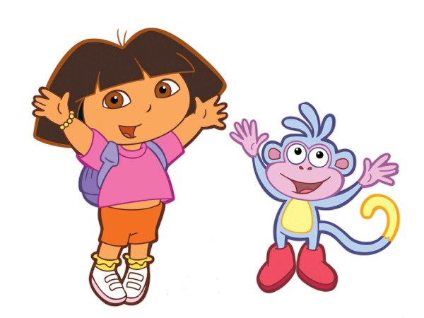 Герои мультика Даша путешественница