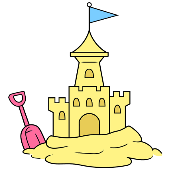 Sandcastle картинка для детей