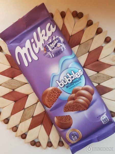 Milka пористый шоколад
