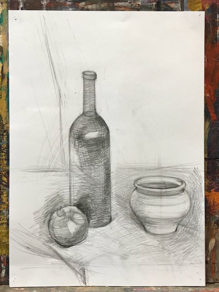 Композиция в бутылке