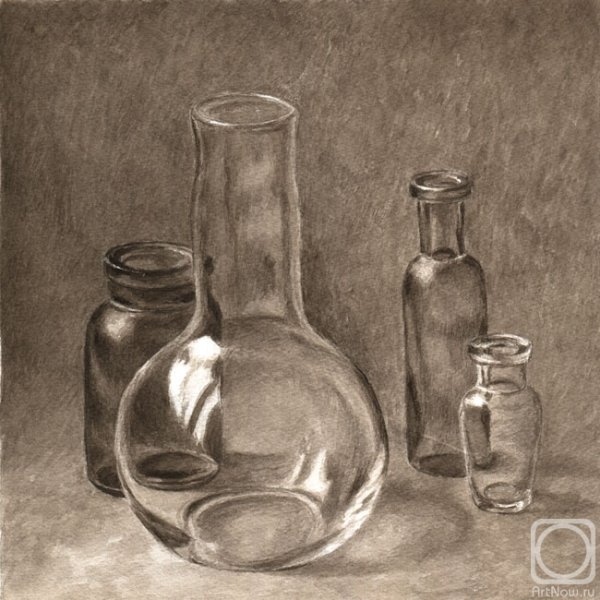 Натюрморт со стеклянным предметом