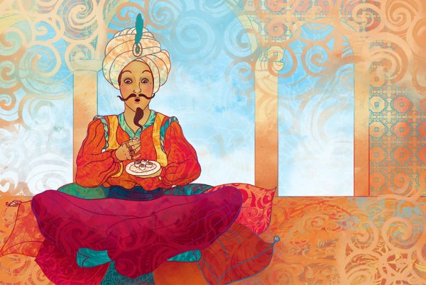 Султан иллюстрация