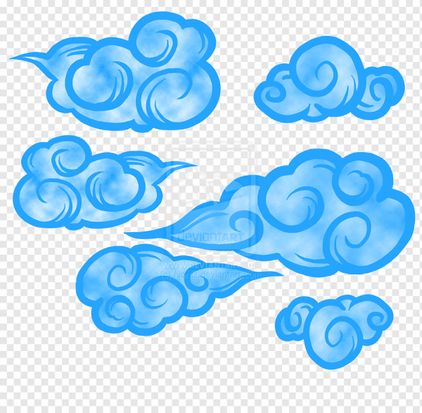 Японское стилизованное облако