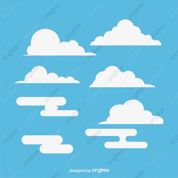 Японские облака вектор