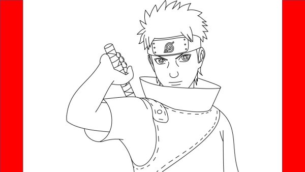 Шисуи Учиха рисунок