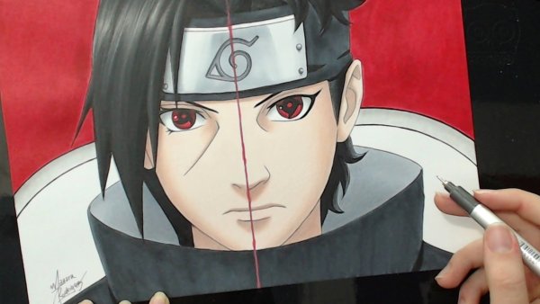 Итачи и Шисуи для срисовки