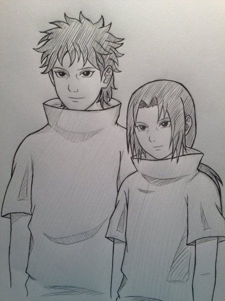 Наруто Наброски Шисуи