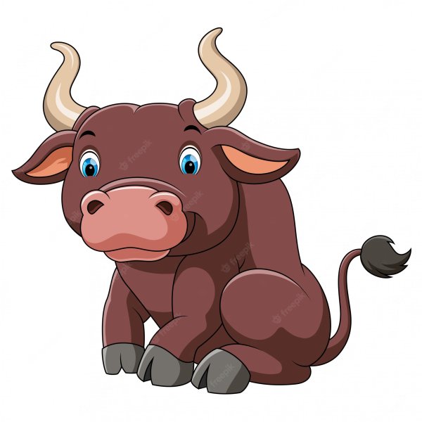 Бык рисунок