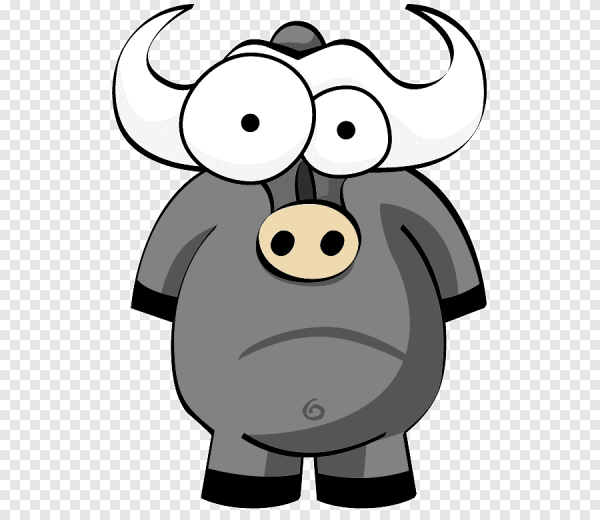 Бык мультяшный