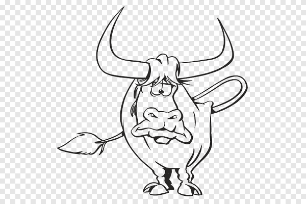 Бык мультяшный
