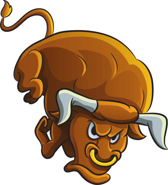 Бык мультяшный