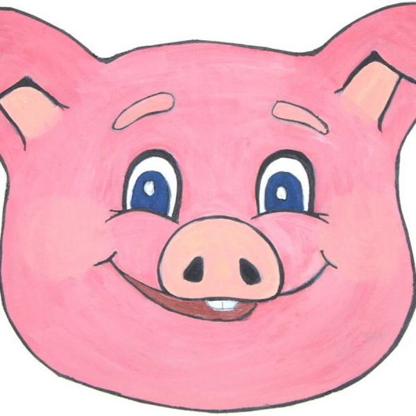 Маска поросенка Наф-Нафа