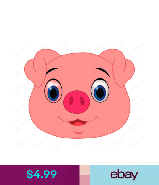 Морда поросенка для детей