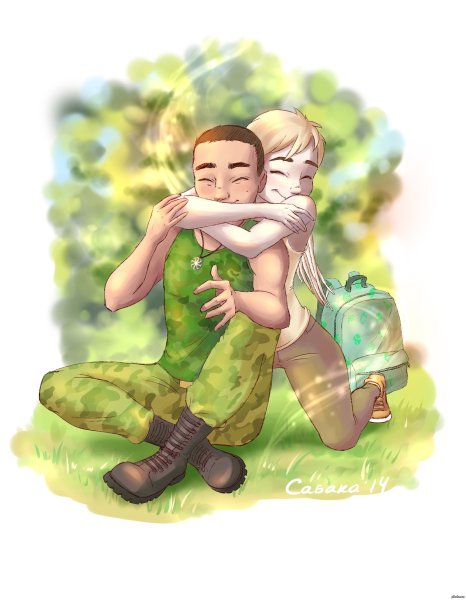 Раскраска девочка Солдатка