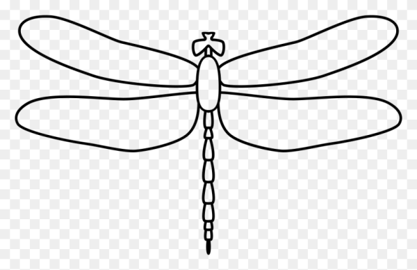 Стрекоза рисунок