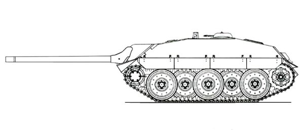 Чертёж танка е 25