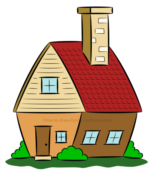 Домик рисунок