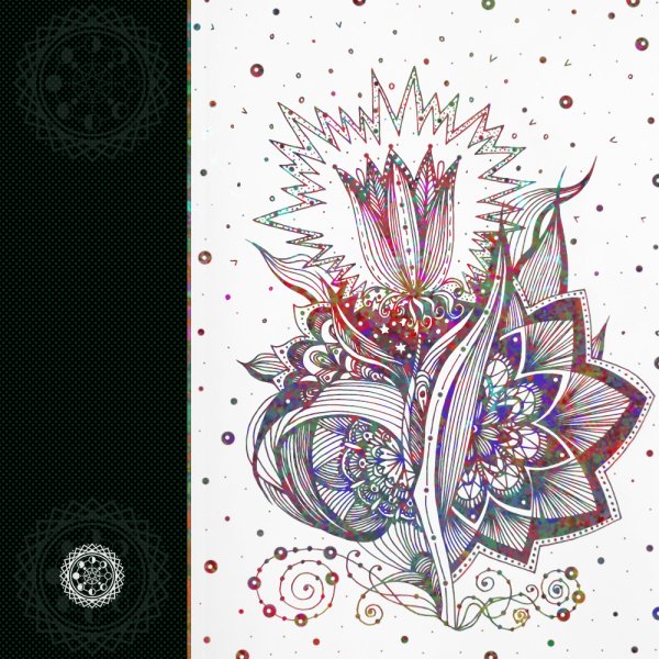 Фантазийные цветы Графика