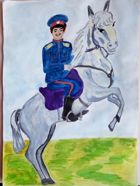 Рисование на тему казачества