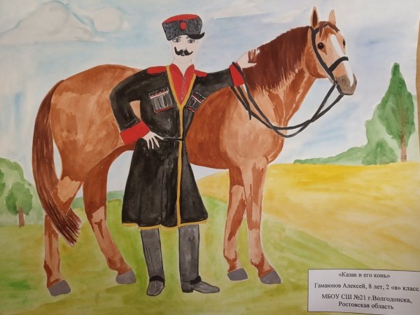 Рисование на тему казачества