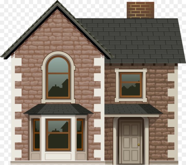 Кирпичный дом мультяшный