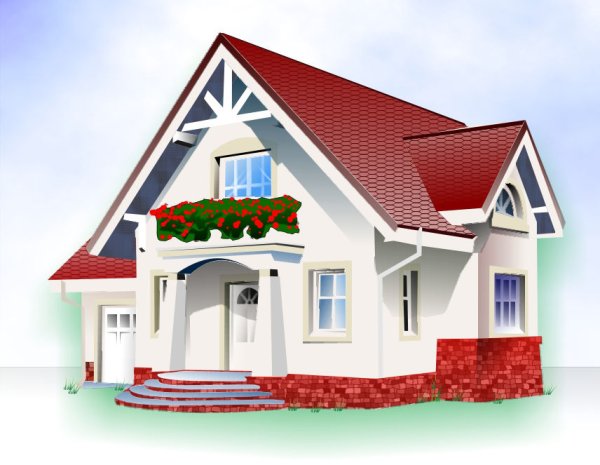 Дом снаружи для детей