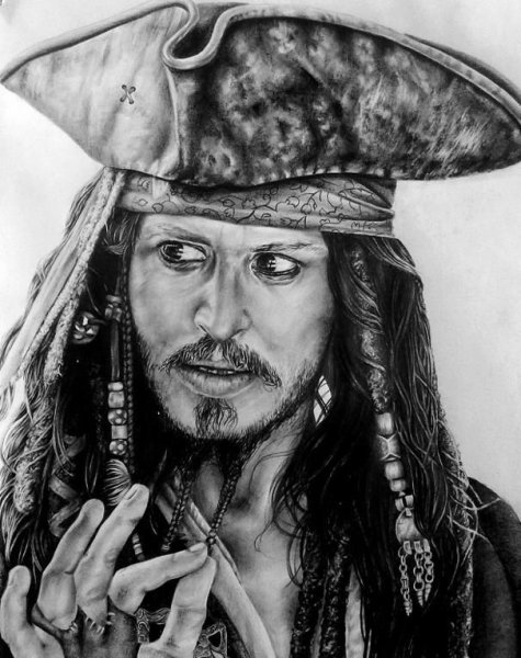 Джонни Депп портрет