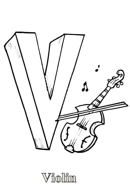 Английская буква v