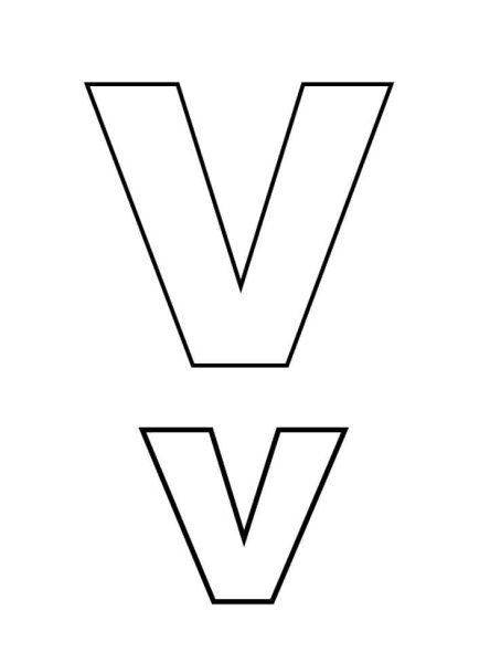 Английская буква v