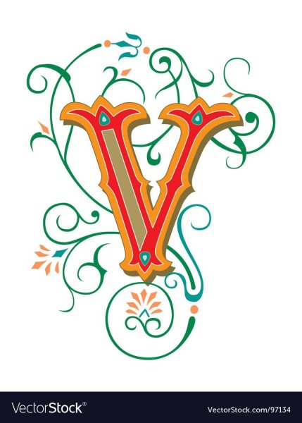 Красивые заглавные английские буквы