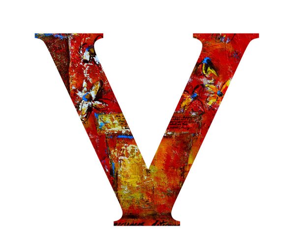 Большая буква v