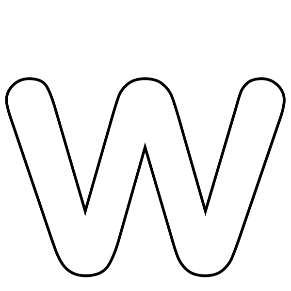 Буква w