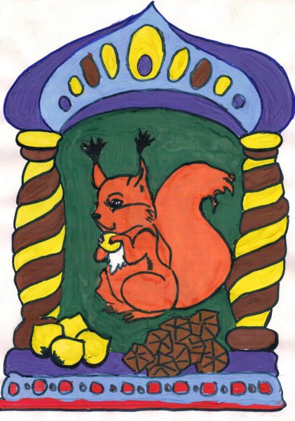 Белка из сказки о царе Салтане