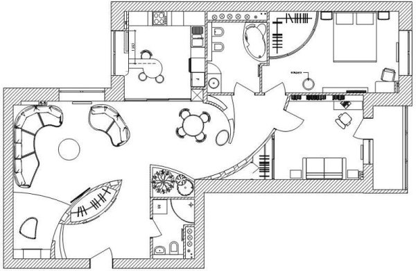 Разработка планировки квартиры