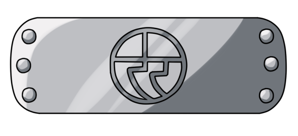 Повязка Конохи без фона