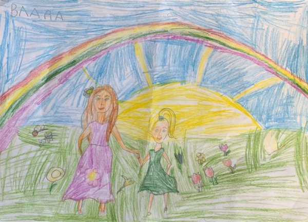 Рисунок на тему день матери