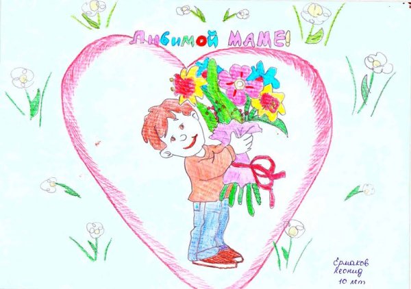 Рисункиина день матери