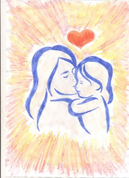 Рисунки на день матери красками