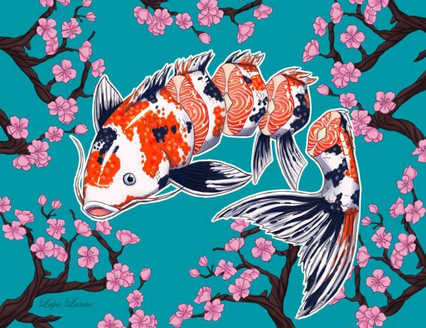 Рыбки в японском стиле
