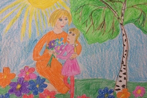 Рисунок мамы 4 класс простым карандашом на выставку